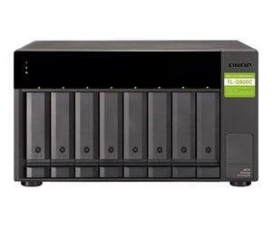 Harddisk-array - QNAP TL-D800C 8-Bay USB 3.2 Gen2 Type-C high-capacity JBOD Storage Enclosure - TL-D800C