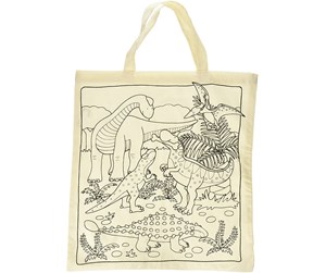 Leketøy - Goki Cotton Carrier Bag-Dinosaur XL - 58809