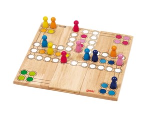 Brettspill & Puslespill - Goki Wooden Ludo Game-Variable - 56914