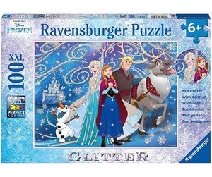 Puslespill - Ravensburger Disney Frozen-Glistening snow 100pcs. XXL - 136100