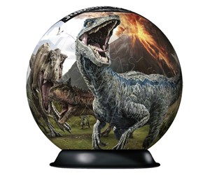 Puslespill - Ravensburger Jurassic World 3D Puzzle Ball (72 Pieces) 3D Puslespill - 117574