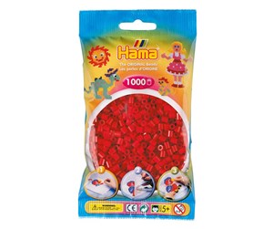 Kreative leker - Hama Ironing beads-dark red (022) 1000pcs. - 207-22