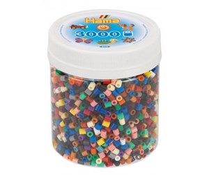 Kreative leker - Hama Ironing Beads in Pot - Color Mix (67) 3000pcs. - 209-67