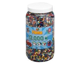 Kreative leker - Hama Ironing beads in Pot-Mix 13.000pcs. - 211-67