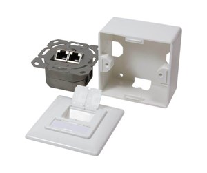 Tilbehør - LogiLink surface mount outlet - NP0035