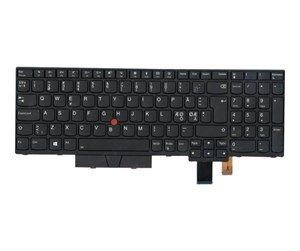 Tastatur - Lenovo Lite-On SN8361BL - Bærbart tastatur - til utskifting - Nordisk - Svart - 01HX298