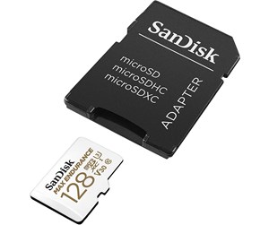 Minnekort - SanDisk MAX Endurance microSD/SD - 100MB/s - 128GB - SDSQQVR-128G-GN6IA