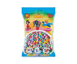 Kreative leker - Hama Ironing Beads mix-Pastel 3000pcs. - 201-50