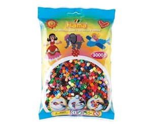 Kreative leker - Hama Ironing Beads mix 3000pcs. - 201-68