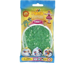 Kreative leker - Hama Ironing beads-Green transparent (016) 1000pcs. - 207-16