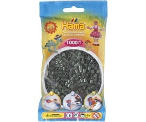 Kreative leker - Hama Ironing beads-dark green (028) 1000pcs. - 207-28