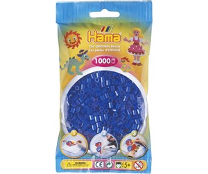 Kreative leker - Hama Ironing beads-blue Neon (036) 1000pcs. - 207-36