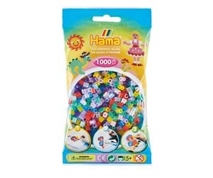 Kreative leker - Hama Ironing beads-transparent Mix (053) 1000pcs. - 207-53