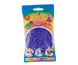 Kreative leker - Hama Ironing beads-Lilac transparent (074) 1000pcs. - 207-74