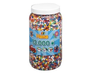 Kreative leker - Hama Ironing beads in Pot-Mix standard (00) 13.000pcs. - 211-00