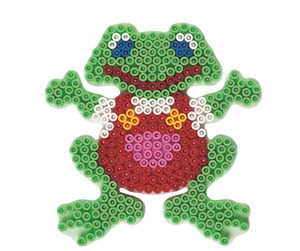 Kreative leker - Hama Ironing Beads Pegboard-Frog - 225