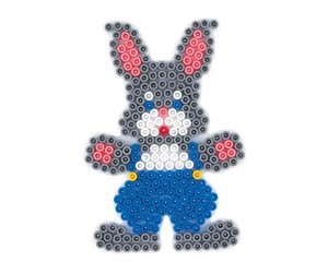 Kreative leker - Hama Ironing Beads Plate-Rabbit - 237