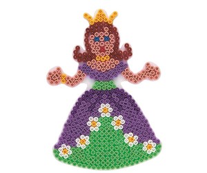 Kreative leker - Hama Ironing Beads Pegboard-Princess - 258