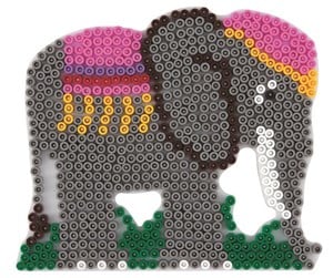 Kreative leker - Hama Ironing Beads Pegboard-Elephant - 291