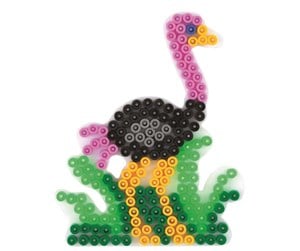 Kreative leker - Hama Ironing Beads Pegboard-Ostrich - 296