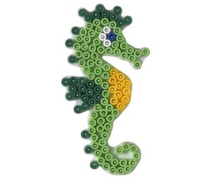 Kreative leker - Hama Ironing Beads Plate: Sea Horse - 313