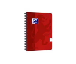 Blokker & Notisbøker - Oxford Touch Notebook A5 ruled 7 mm soft touch cover twin-wire 180 pages - 400103999