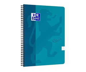 Blokker & Notisbøker - Oxford Touch Notebook A4 squared 5 mm soft touch cover twin-wire 140 pages - 400103996