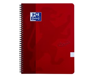 Blokker & Notisbøker - Oxford Touch Notebook A4 ruled 7 mm soft touch cover twin-wire 180 pages - 400103995