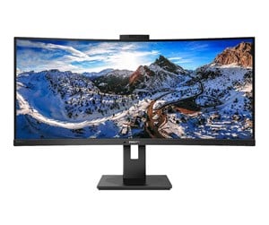 Skjerm - 34" Philips P-line 346P1CRH - 3440x1440 - 100Hz - VA - USB HUB - LAN (RJ-45) - Speakers - Curved - 346P1CRH/00