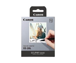 Papir, Fotopapir & Etiketter - Canon Paper XS-20L Square for Selphy QX-10 - 4119C002