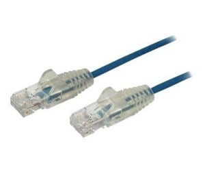 Nettverkskabel - 3m CAT6 Cable - Blue Slim CAT6 Patch Cord - Snagless - LSZH - patch cable - 3 m - blue - N6PAT300CMBLS