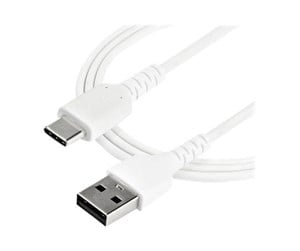 USB - StarTech.com 1 m / 3.3 ft. USB 2.0 to USB C Cable - White - Aramid Fiber - USB-C cable - 1 m - RUSB2AC1MW