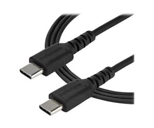 USB - StarTech.com 2 m / 6.6ft. USB C Cable - Black - Aramid Fiber - USB-C cable - 2 m - RUSB2CC2MB