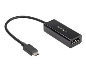 Skjermkabel - StarTech.com USB C to DisplayPort 1.4 Adapter - 8K 30Hz - HBR3 Adapter - external video adapter - black - CDP2DP14B