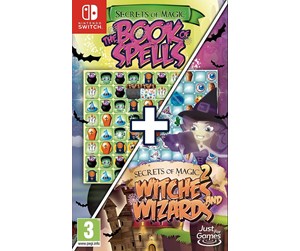 Spill - Secrets of Magic 1 & 2 – The Book of Spells + Witches and Wizards (Code in a Box) - Nintendo Switch - Puslespill - 3700664526515