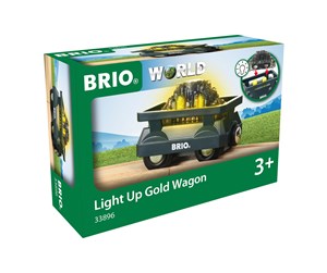 BRIO - Brio Light Up Gold Wagon - 33896