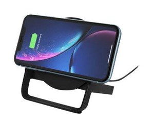 Mobil - Adaptere og ladere - Belkin 10W Wireless Charging Stand with PSU & M - WIB001VFBK