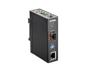 Repeater & Transceiver - D-Link 10/100/1000 Mbps to SFP Industrial Media Converter - DIS-M100G-SW