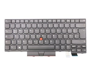 Tastatur - Lenovo Lite-On - Bærbart tastatur - til utskifting - Tysk - Svart - 01HX351