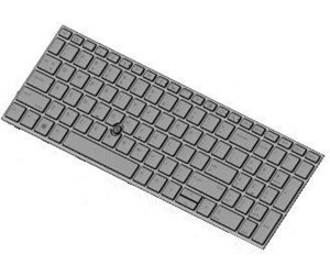 Tastatur - HP I Keyboard TP PS BL INTL - Bærbart tastatur - til utskifting - Nederlandsk - L28407-B31