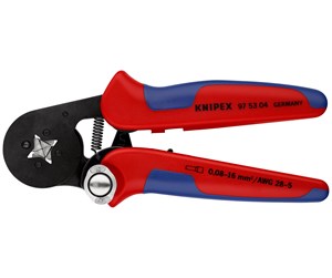 Verktøy for elektrisk arbeid - KNIPEX Selvjusterende presstenger for endehylser, for side mating - 97 53 04 SB