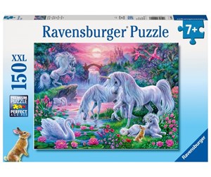 Puslespill - Ravensburger Unicorns In The Sunset Glow 150p - 10110021