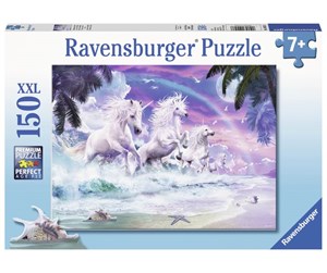 Puslespill - Ravensburger Unicorn Beach 150p - 10110057