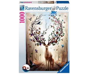 Puslespill - Ravensburger Fantasy Deer Puslespill - 1000 Brikker - 10215018