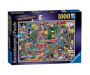 Puslespill - Ravensburger Awesome Alpabet E&F 1000p - 10216420