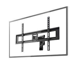 Veggmontering, AV-braketter & AV-møbler - Nedis TVWM1550BK - wall mount (full-motion) 35 kg 70" 100 x 100 mm - TVWM1550BK