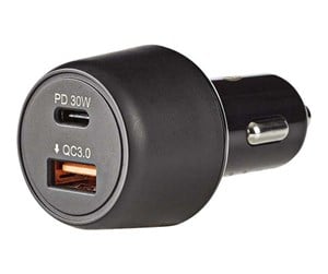 Mobil - Adaptere og ladere - Nedis car power adapter - CCPD30W100BK