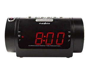 DAB, nettverks- og klokkeradio - Nedis CLAR005BK - clock radio - AM/FM - CLAR005BK