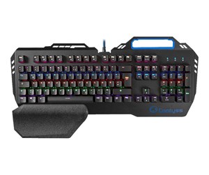 Tastatur - Nedis Gaming - Gamingtastatur - Tysk - Svart - GKBD400BKDE