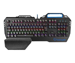 Tastatur - Nedis Gaming - Gamingtastatur - Fransk - Svart - GKBD400BKFR